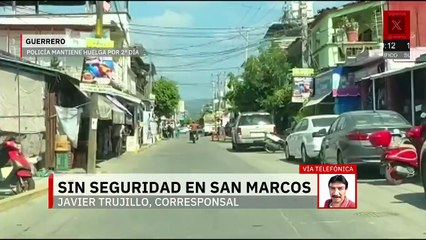 Policías mantienen huelga en San Marcos, Guerrero por falta de aguinaldos