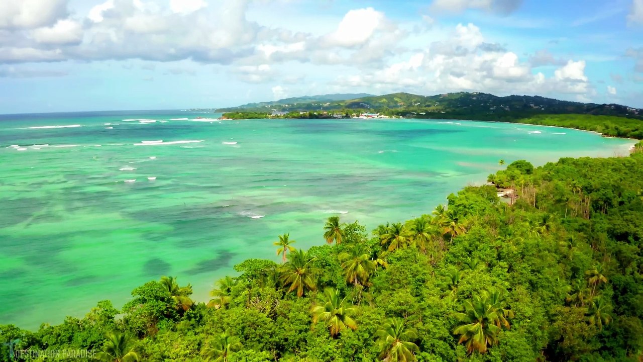 Caribbean 4K _ Tropical Scenic Relaxation Ambient Film with Calming Music