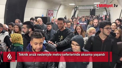 İstanbul'da metro seferlerinde aksama! Bazı seferler durduruldu