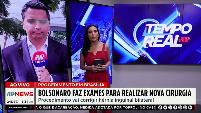 Médicos detalham estado de Bolsonaro antes da cirurgia | TEMPO REAL