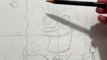 Je dessine Bob l'éponge avec 4 techniques différentes, Partie 1 : le crayon graphite