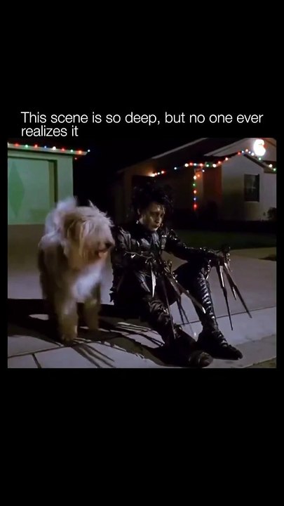 Johnny Depp as Edward Scissorhands 🥺