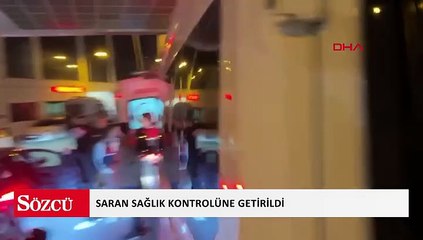 Sadettin Saran sağlık kontrolü için hastaneye getirildi