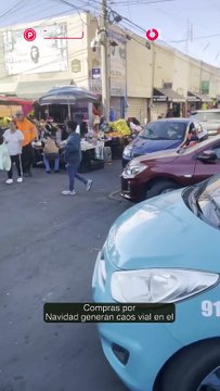 🎄🚗 A horas de Navidad, el centro de Durango colapsa: compras de última hora desatan caos vial ⚠️