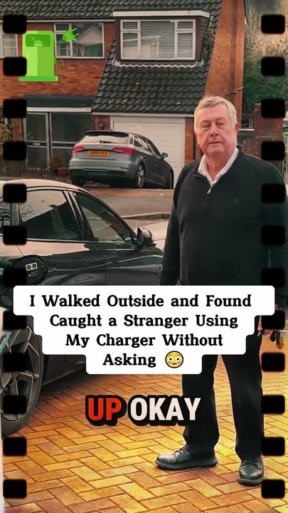 I Walked Outside And Found Caught A Stranger Using My Charger Without Asking 😳