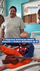 Pedagogia hospitalar garante educação a crianças internadas em BH