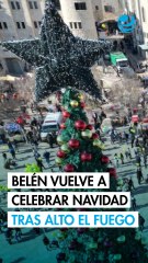 Belén vuelve a celebrar la Navidad con alegría tras tregua en la Franja de Gaza