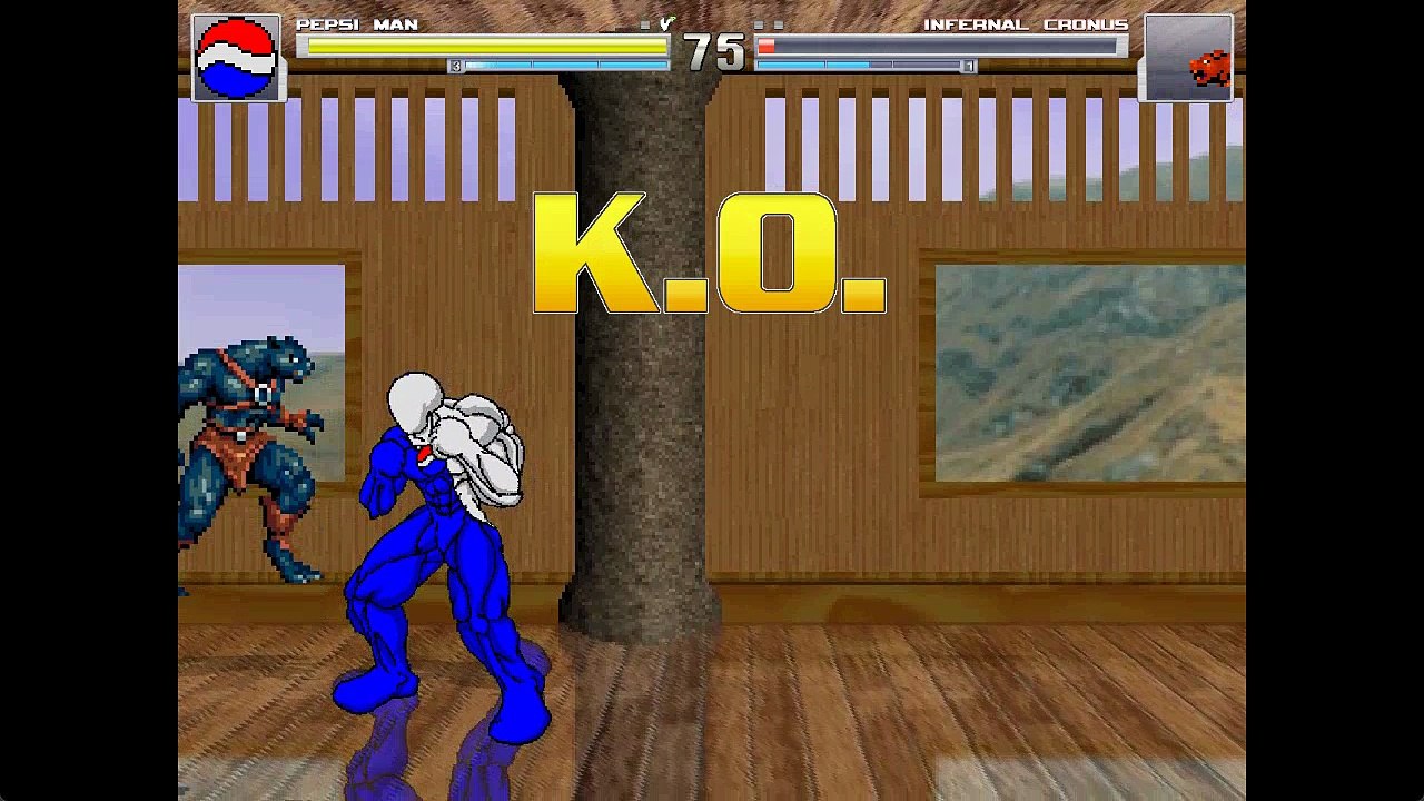M.U.G.E.N (Arcade Mode) Pepsiman