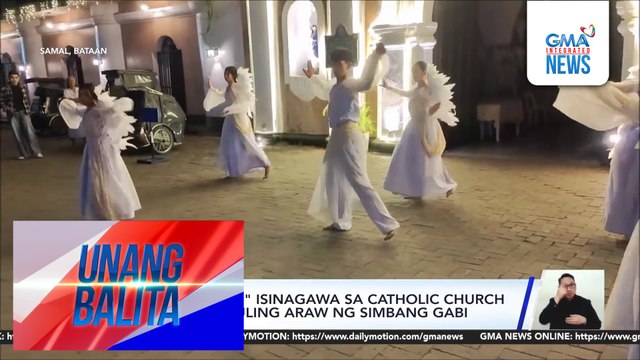 Panunuluyan, isinagawa sa Catholic Church of Samal sa huling araw ng Simbang Gabi | Unang Balita