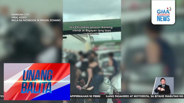 Away-kalsada ng mga sakay ng 3 sasakyan sa Riverbanks Ave., nag-ugat sa gitgitan sa parking lot | Unang Balita