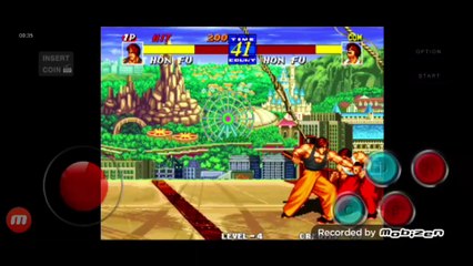 Fatal Fury 3 Hon Fu vs Hon Fu clone fala de vitória Hon Fu em português