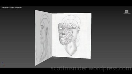 Flame: 3DS MAX Practice Polygon Modeling Head Model Video #1 (12-24-2025)
