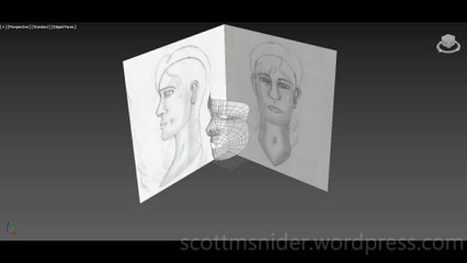 Flame: 3DS MAX Practice Polygon Modeling Head Model Video #10 (12-24-2025)