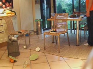 Ping pong, plates, and a pack of gravity