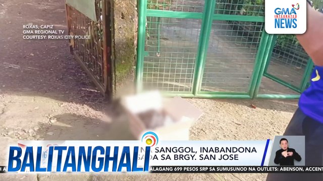 Bagong silang na sanggol, inabandona sa gilid ng kalsada sa Brgy. San Jose | Balitanghali