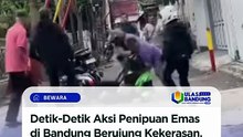Penipuan Emas Palsu di Sukagalih Bandung, Pedagang Luka Tembak Saat Pelaku Ojol Diciduk Polisi