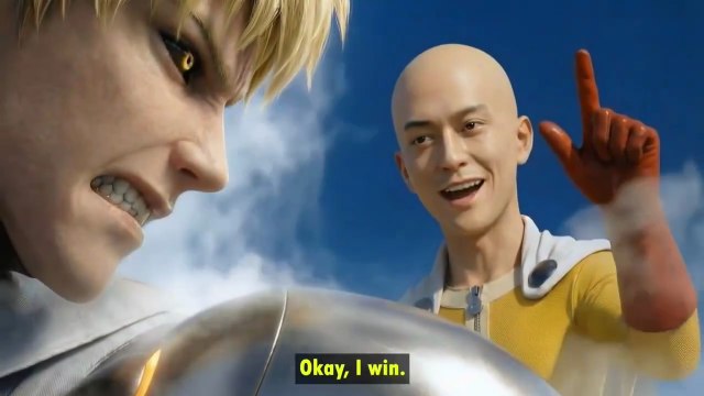 Saitama vs Genos Fight Scene One Punch Man AI Cinematic 4K Ultra HD (Fan Edit)