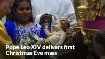 Pope Leo XIV delivers first Christmas Eve mass