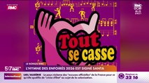 Le bonus RMC : L'hymne des enfoirés 2026 est signé Santa - 25/12
