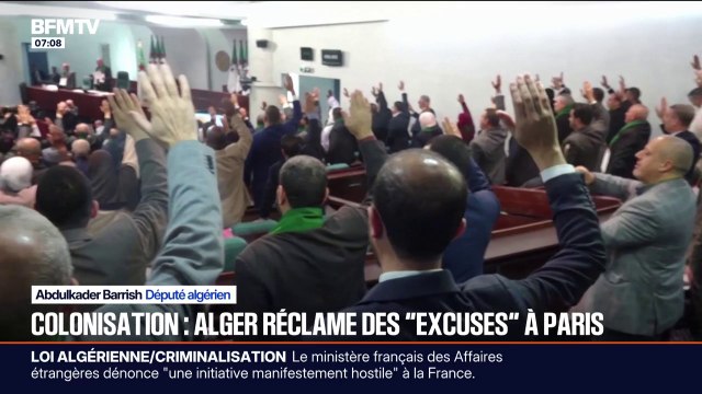 L'Algérie adopte une loi criminalisant la colonisation française et réclame des excuses officielles