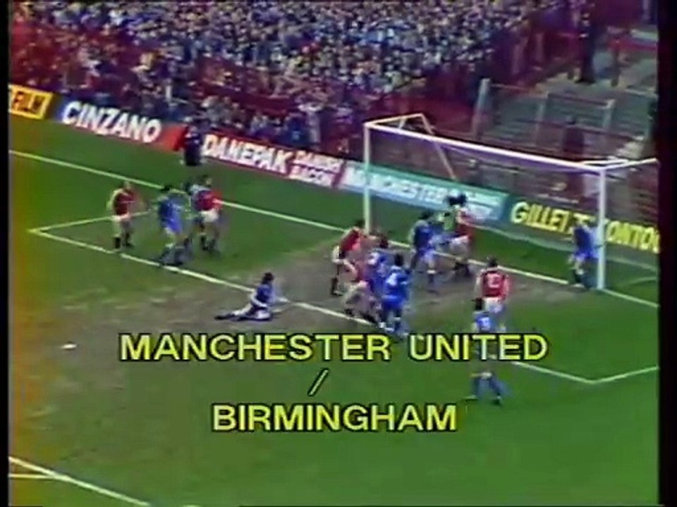 MANCHESTER UNITED - BIRMINGHAM - 1984 - SAISON 1983/1984 -
