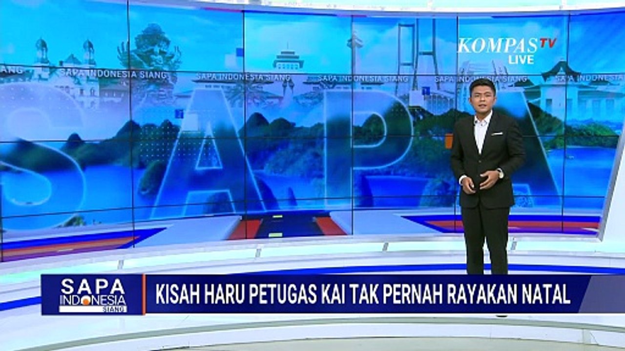 Hari Natal, Petugas KAI Tetap Bertugas Sebagai Bentuk Pengabdian | SAPA SIANG