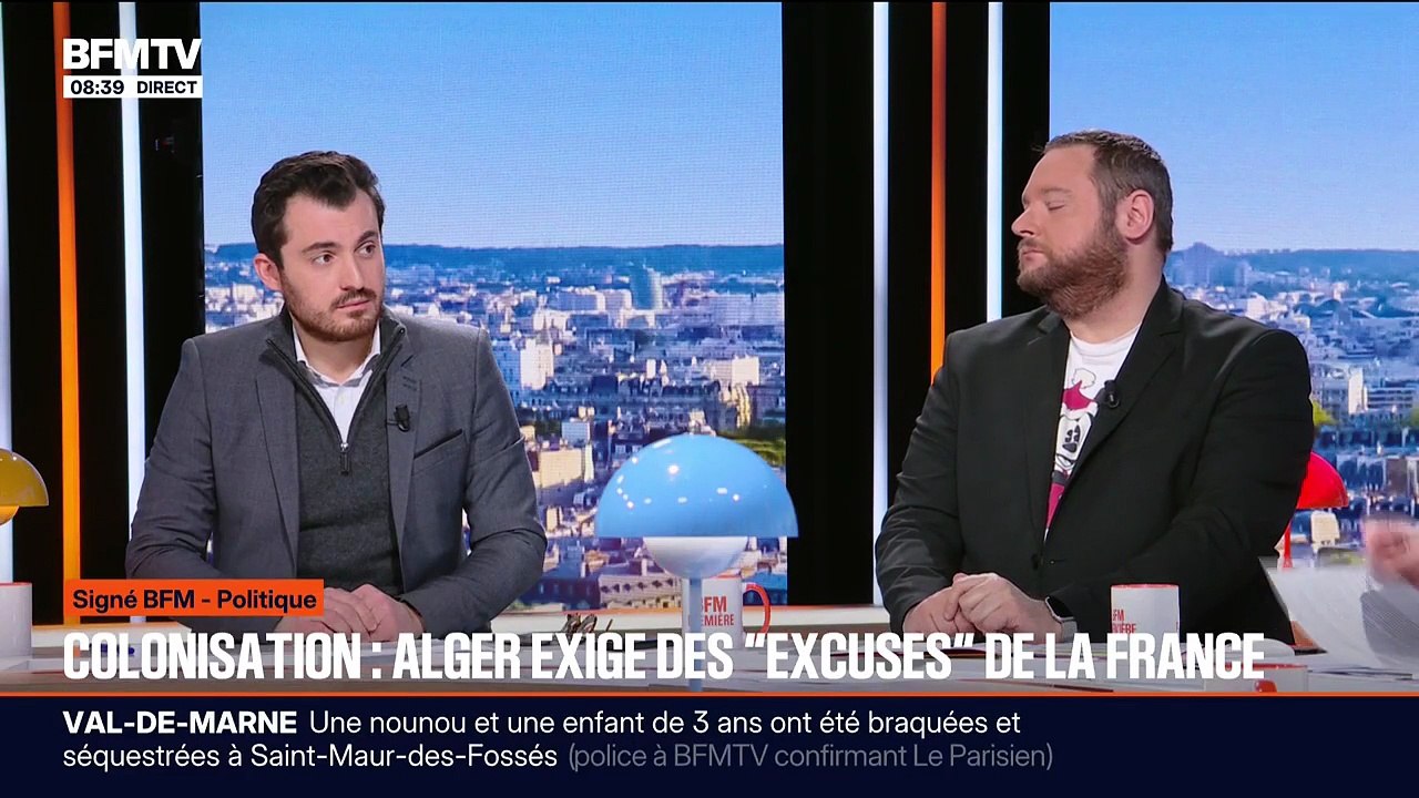 SIGNÉ BFM - Loi criminalisant la colonisation française adoptée par Alger: "L'Algérie défie Paris avec ce texte"