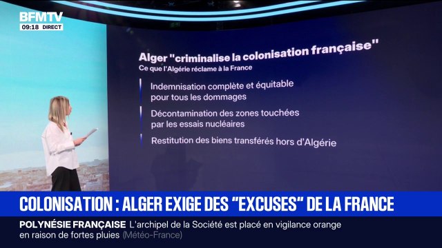 LES ÉCLAIREURS - Ce que contient la loi votée par l'Algérie criminalisant la colonisation française