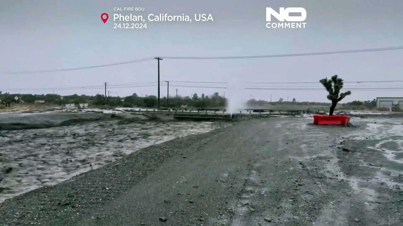 Wintersturm sorgt in Kalifornien für Überschwemmungen, Erdrutsche und nahezu Whiteout-Bedingungen