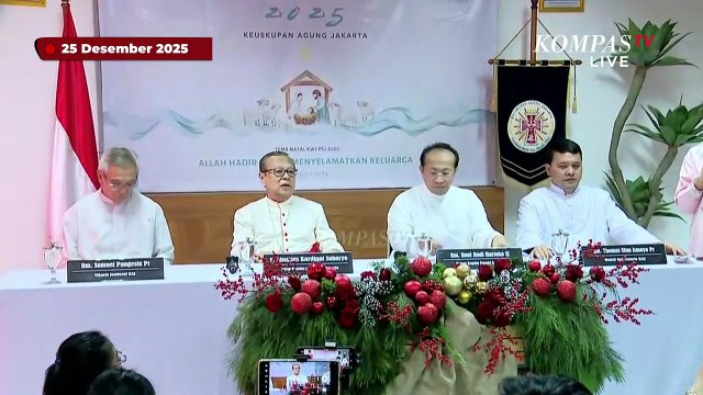 Kardinal Suharyo Soroti Korupsi-Ulah Manusia di Balik Bencana Alam usai Misa Natal Pontifikal 2025