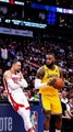 Analysis: Dillon Brooks and LeBron James interact during free throw