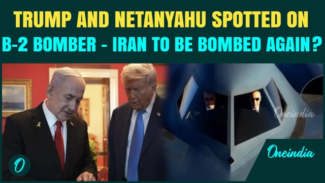 Netanyahu And Trump to BOMB Iran Again? SHOCKING VIDEO Shows Trump, Netanyahu FLYING B2 Bomber