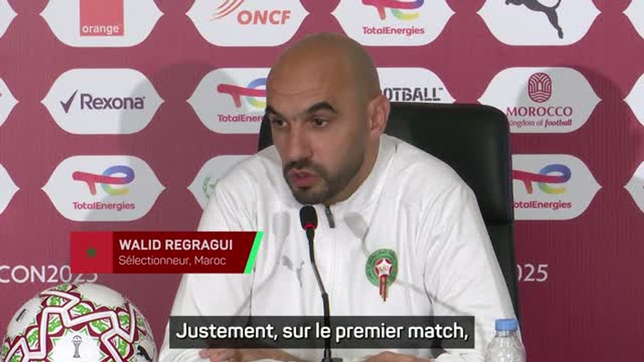 Maroc - Regragui : "Quand Azzedine est à son niveau, on devient une très grande équipe"