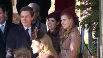 Princesses Beatrice and Eugenie depart Sandringham church