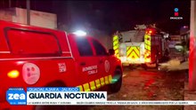 Maderería termina consumida por incendio generado por pirotecnia