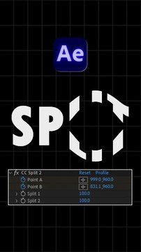 cc split | After Effect | Motion Graphics | The Edit Art