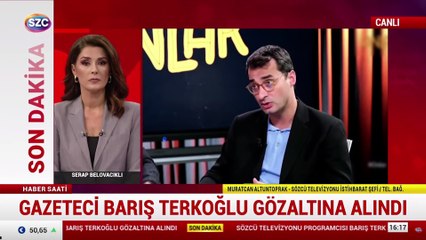 Gazeteci Barış Terkoğlu gözaltına alındı!