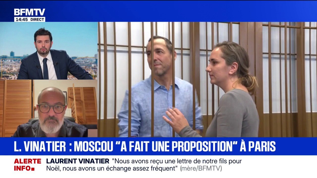 La Russie a fait une "proposition" à la France sur le chercheur emprisonné Laurent Vinatier