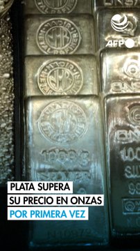 reel El precio El precio de la plata supera los 75 dólares la onza por primera vezde la plata supera los 75 dólares la onza por primera vez
