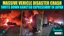 JAPAN BREAKING: Massive Chain-Reaction Crash SHUTS Kanetsu Expressway | Trucks SKID On Icy Snow