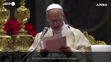 Il Papa su Gaza: "Tende sotto la pioggia e giovani mandati a morire"
