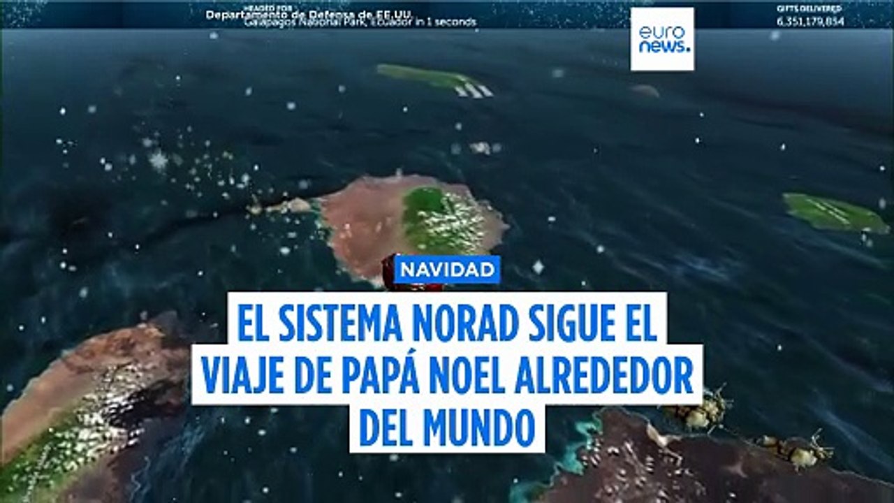 Así funciona NORAD Tracks Santa, el sistema que sigue a Papá Noel en Navidad
