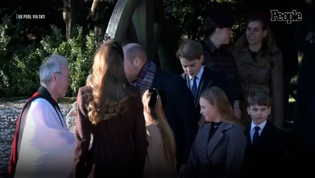 Prince George, Princess Charlotte and Prince Louis Bring Holiday Cheer on Christmas Day Walk with the Royal Family
