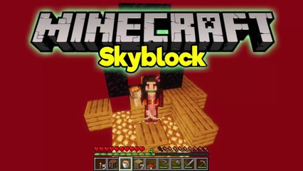 NEZUKO Plays MINECRAFT SKYBLOCK Again! Ep 7