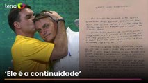 ‘Entrego o mais importante para um pai, o próprio filho, para resgatar o Brasil’, diz Bolsonaro