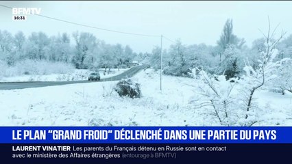 Le plan "grand froid" est déclenché dans une partie du pays