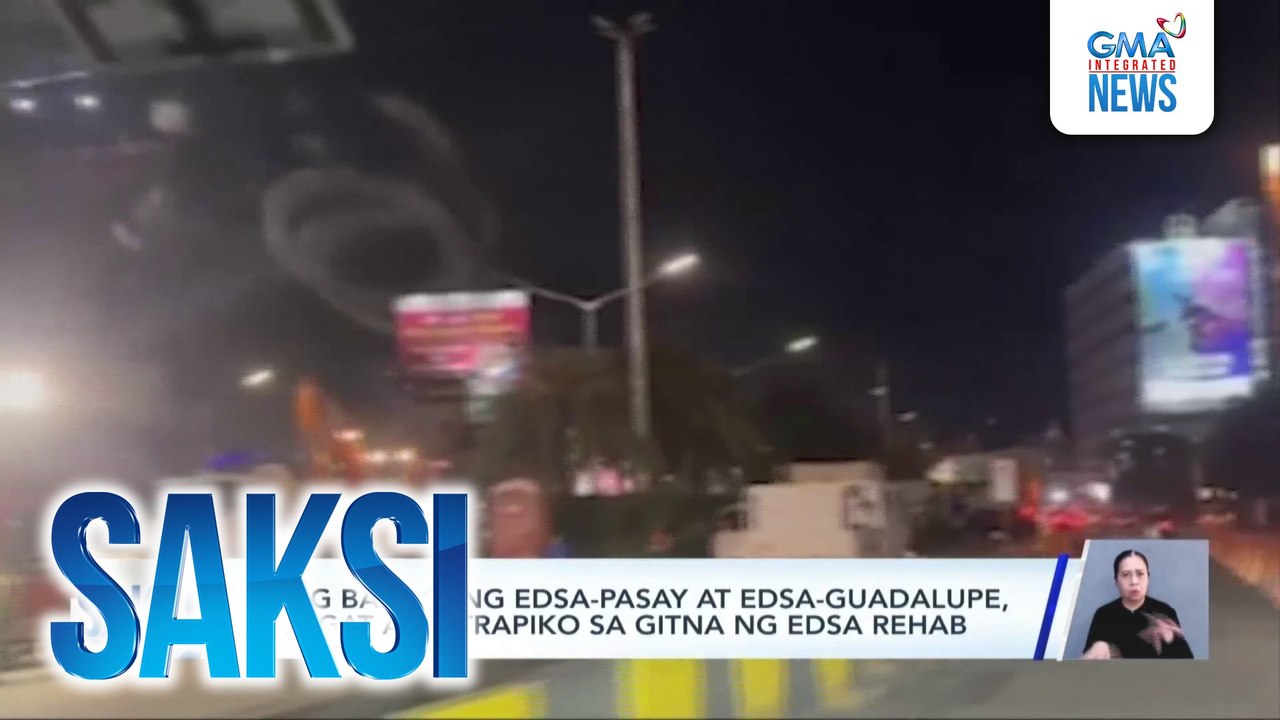 Ilang bahagi ng EDSA-Pasay at EDSA-Guadalupe, bumigat ang trapiko sa gitna ng EDSA Rehab | Saksi