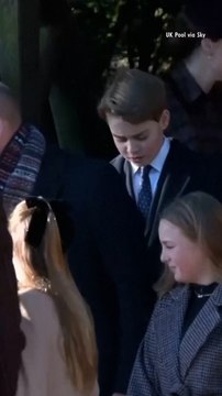 Prince George, Princess Charlotte and Prince Louis Bring Holiday Cheer on Christmas Day Walk with the Royal Family