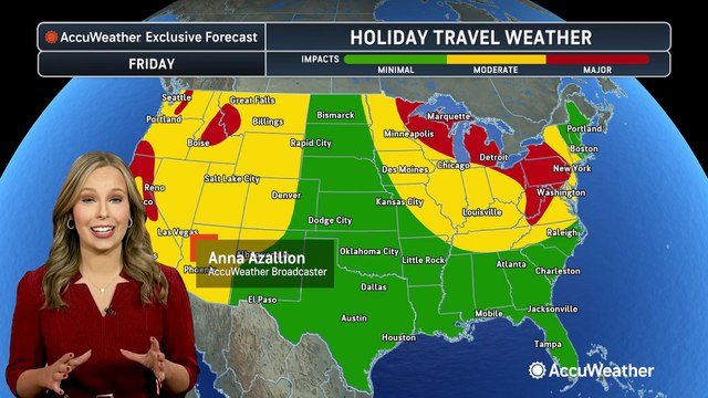 Snow and ice to cause post-Christmas travel problems in Northeast