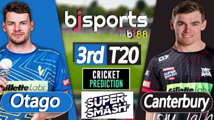 Super Smash 2025-26 | Otago vs Canterbury 3rd T20 Match Preview |